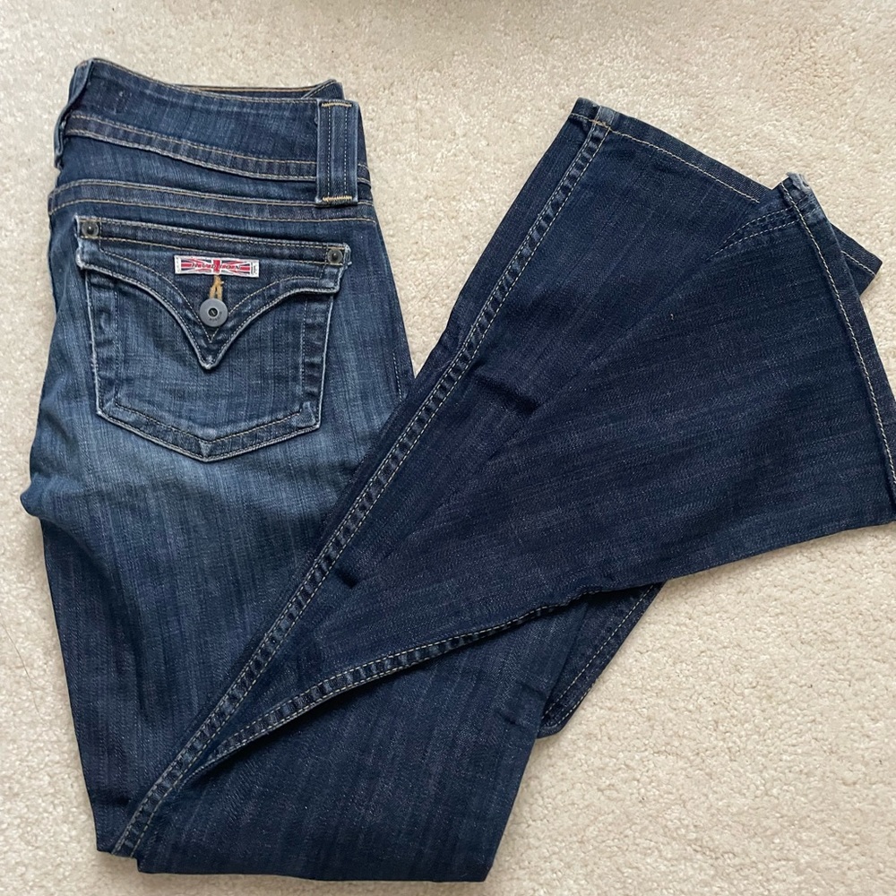 Hudson jeans triangle pocket bootcut jeans